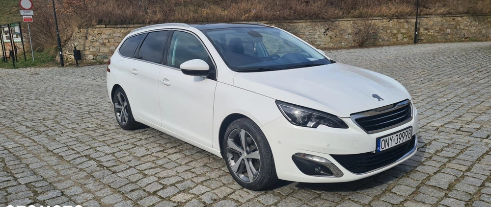 Peugeot 308 cena 49900 przebieg: 195000, rok produkcji 2017 z Nysa małe 497